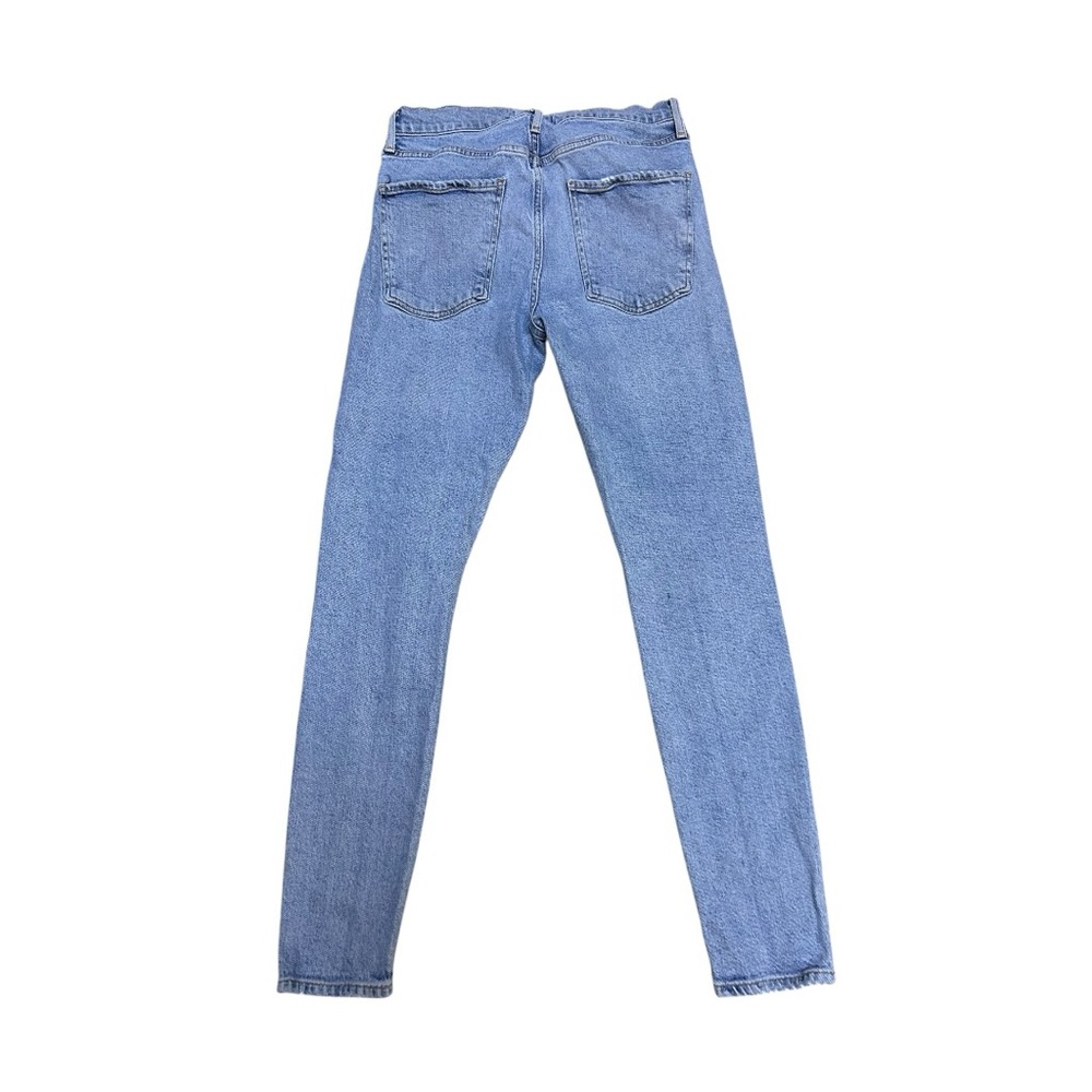 Agolde- Sophie Mis Rise Skinny Ankle Distressed Size 27 - Picture 3 of 9